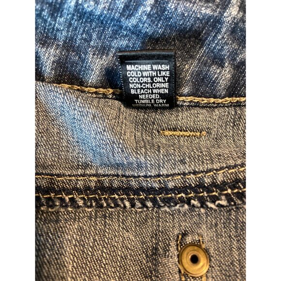 Cato Woman Denim Jean Skirt 16W Pocket Detail Classic Stretch Urban Casual Stain - Picture 5 of 10